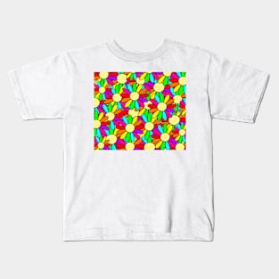 Rainbow Daisies Kids T-Shirt